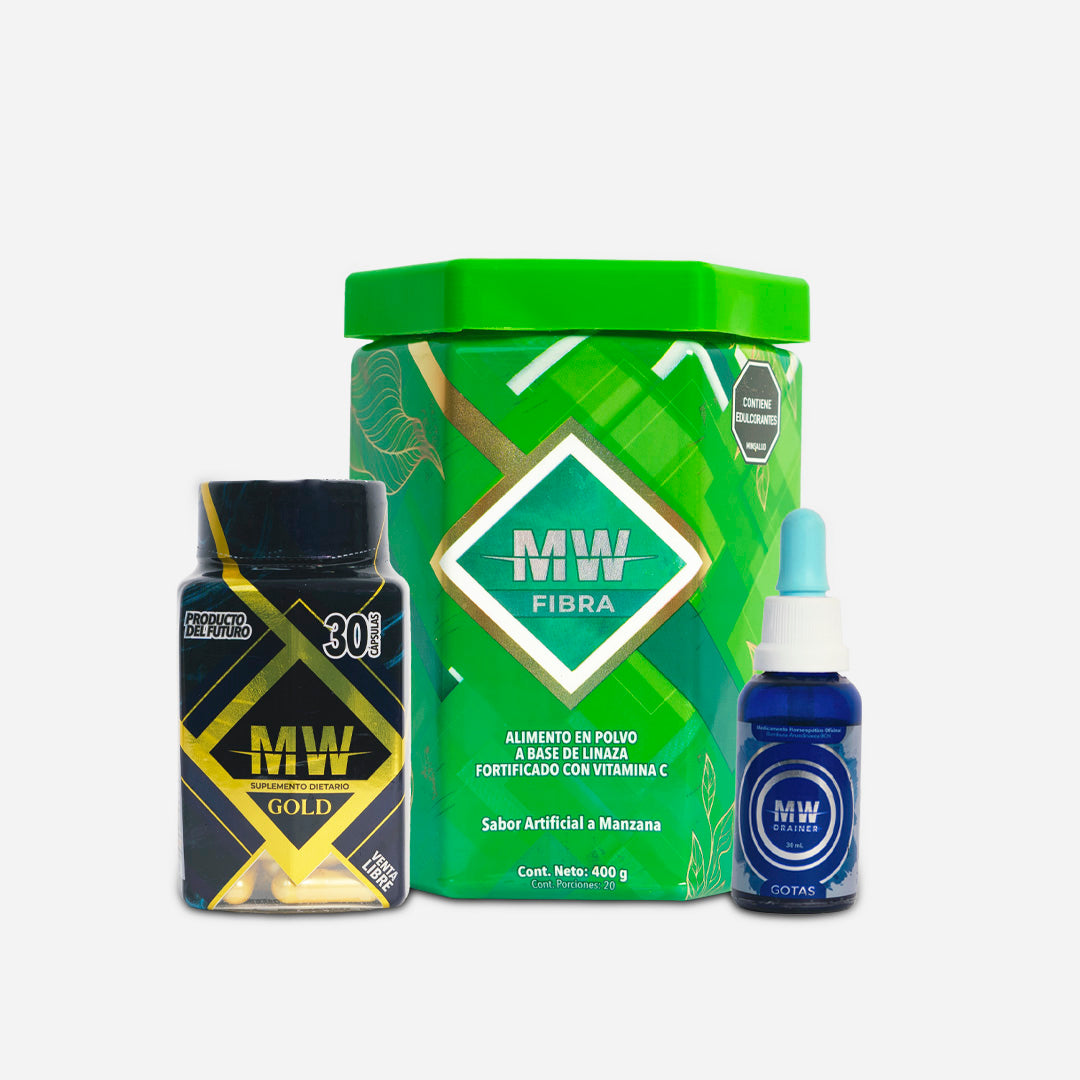 MW GOLD + DREANDOR + POTE DE FIBRA