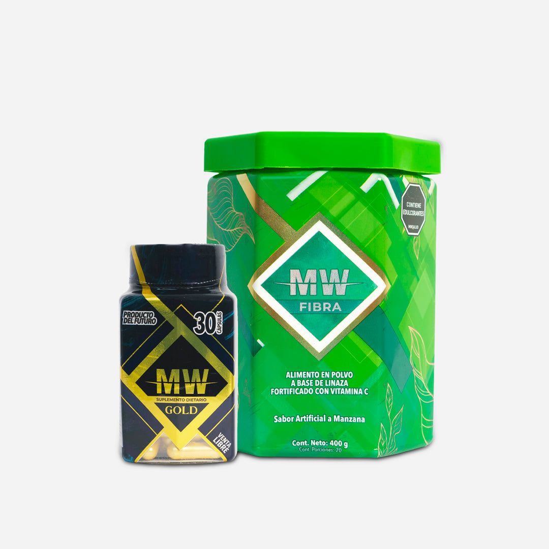 MW GOLD + POTE DE FIBRA