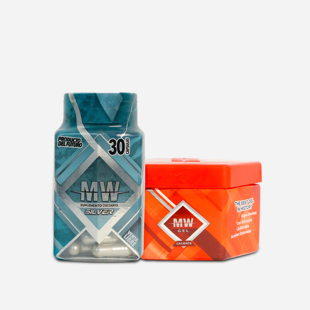 MW SILVER + GEL CALIENTE